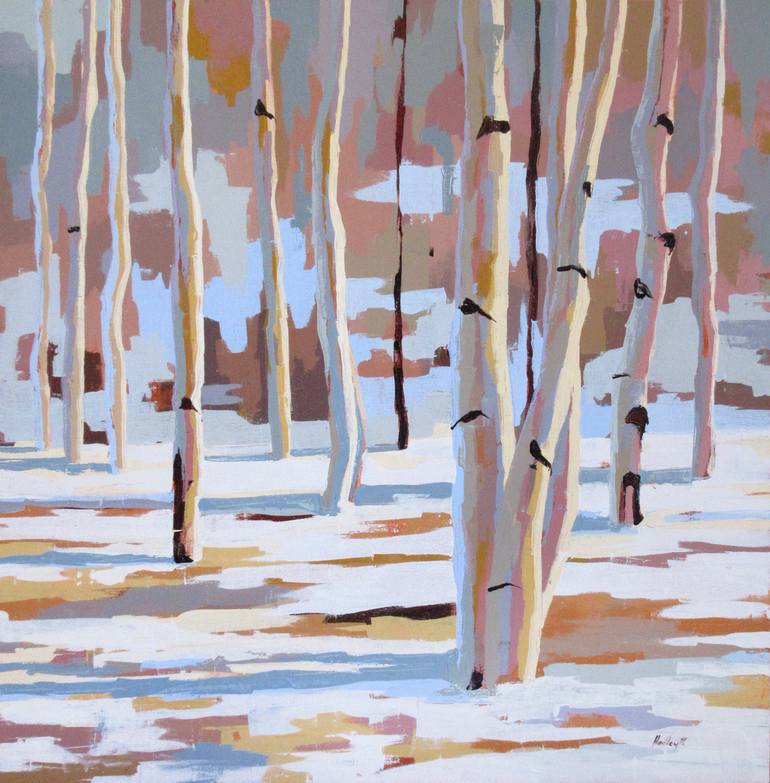 Original Abstract Landscape Painting by Hadley Rampton