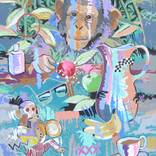 Still Life with Chimp by Terry Crump