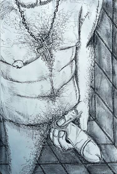 Original Erotic Drawings by Alla Bogdanovic