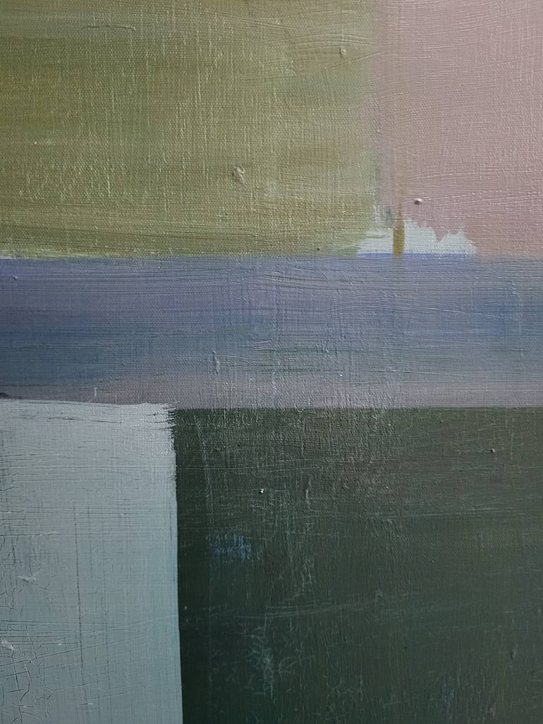 Original Abstract Geometric Painting by Nikos Lamprinos