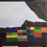 Landscape and Grid on brown. by NIKOS LAMPRINOS