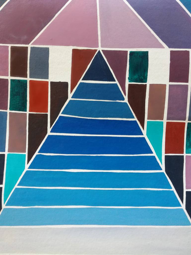 Original Abstract Painting by Nikos Lamprinos