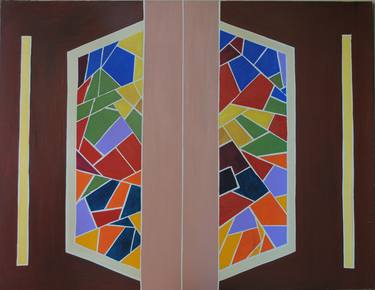 Print of Geometric Paintings by NIKOS LAMPRINOS