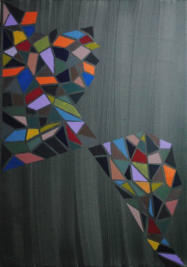 Original Geometric Paintings by NIKOS LAMPRINOS