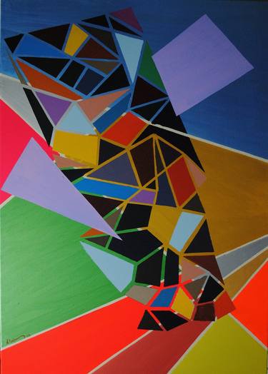 Print of Geometric Paintings by NIKOS LAMPRINOS