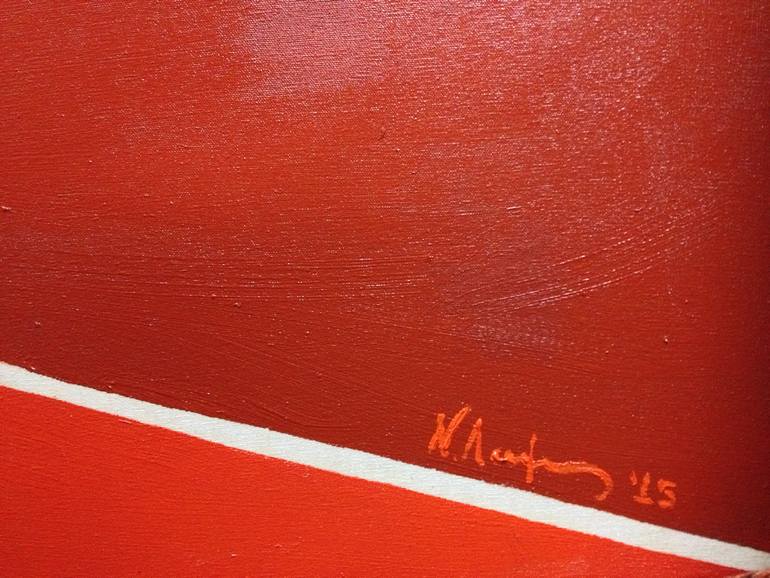 Original Abstract Geometric Painting by Nikos Lamprinos