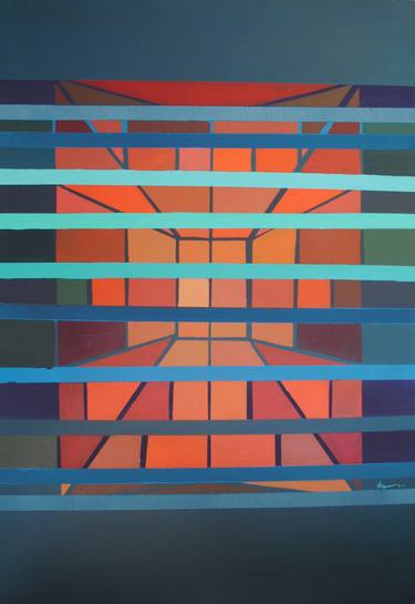 Original Geometric Paintings by NIKOS LAMPRINOS