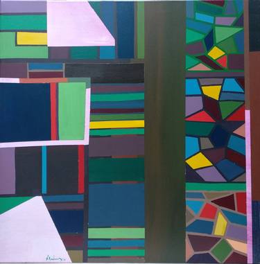 Original Geometric Paintings by NIKOS LAMPRINOS