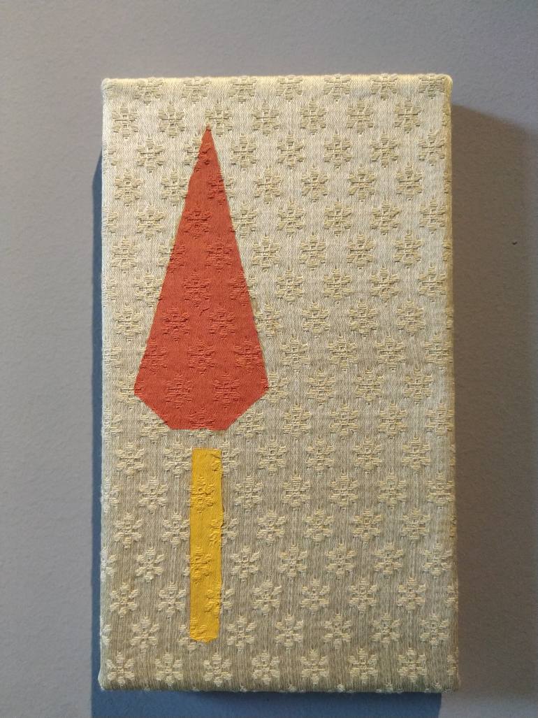 Original Abstract Floral Painting by Nikos Lamprinos