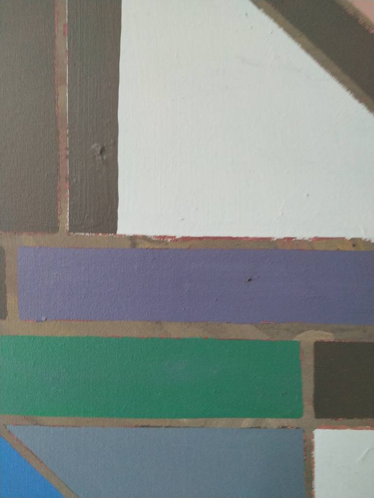 Original Abstract Cinema Painting by Nikos Lamprinos