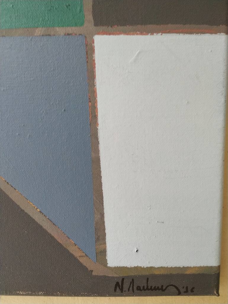 Original Abstract Cinema Painting by Nikos Lamprinos