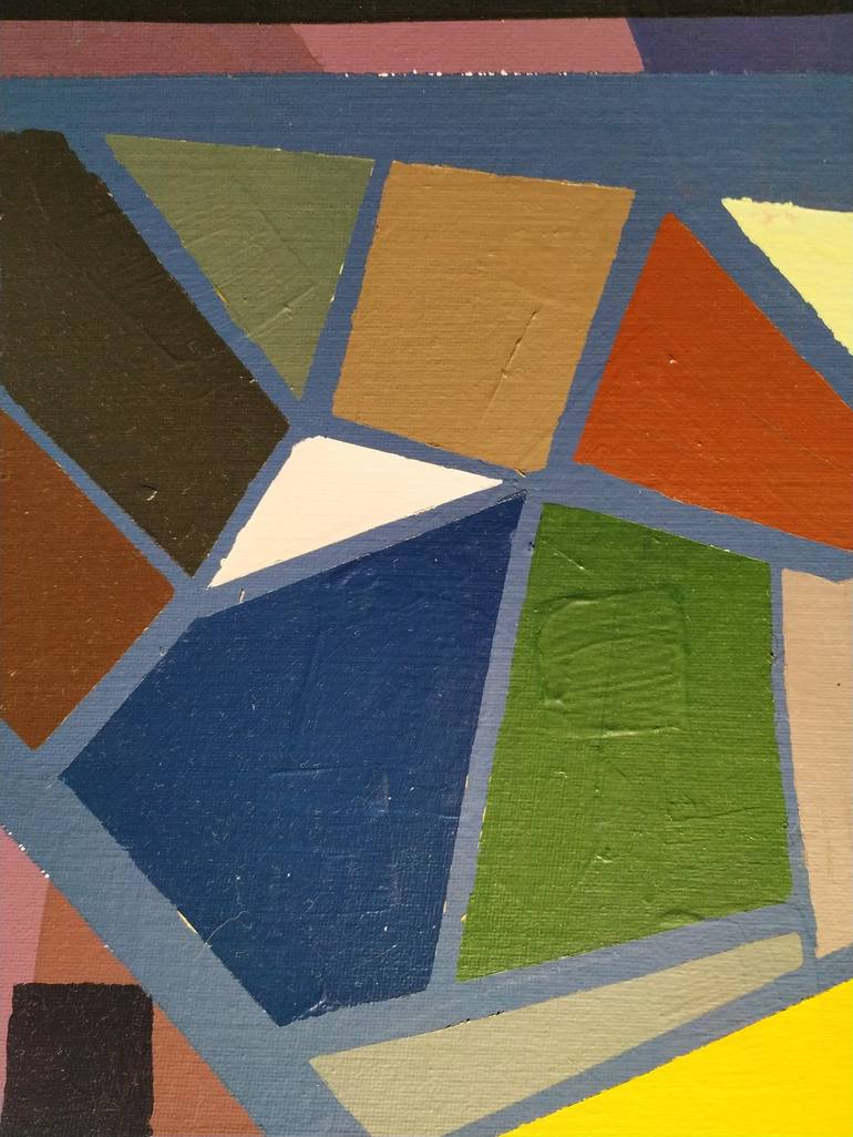 Original Geometric Painting by NIKOS LAMPRINOS