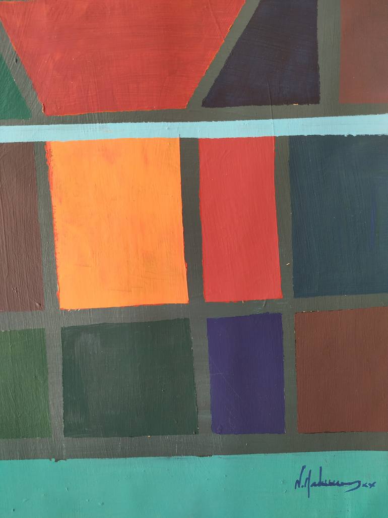 Original Documentary Cities Painting by Nikos Lamprinos