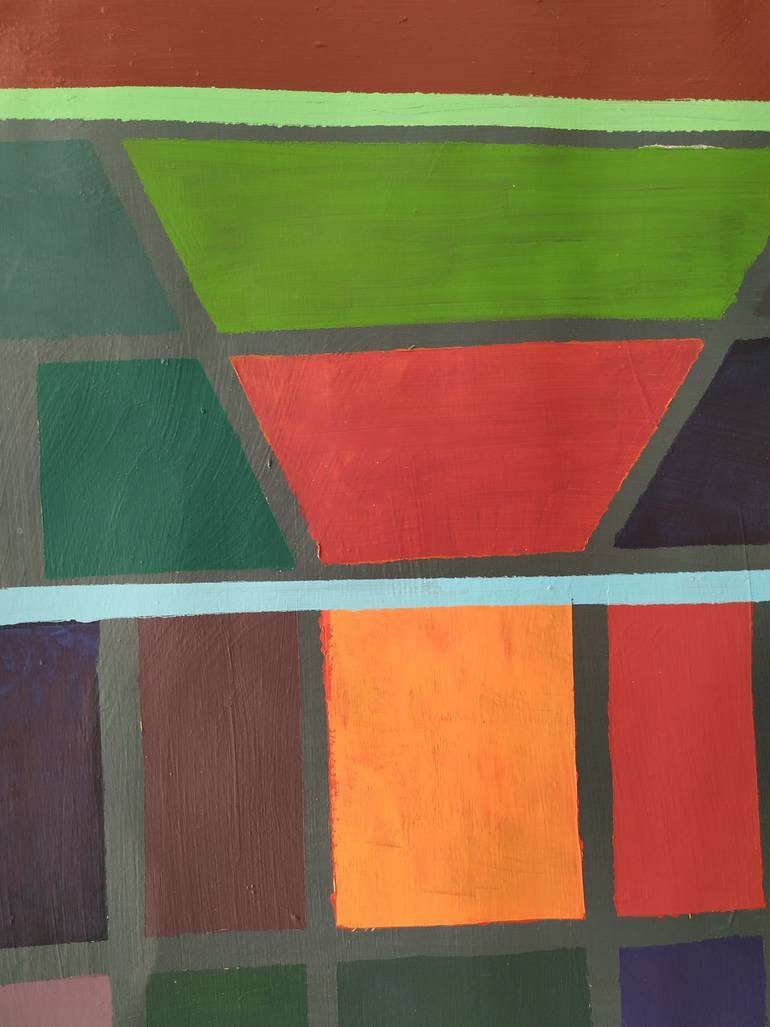 Original Documentary Cities Painting by Nikos Lamprinos