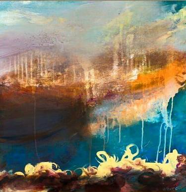 Original Abstract Expressionism Abstract Paintings by Heather Howell