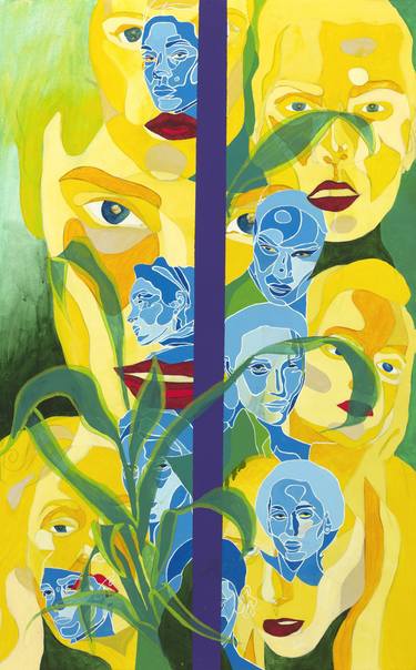 Print of Abstract People Paintings by Kurisutein Lopusnak