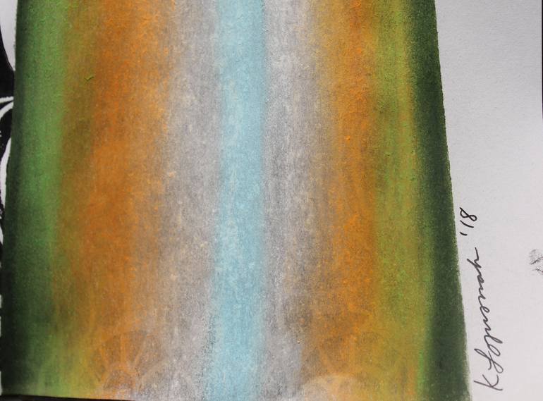 Original Abstract Drawing by Kurisutein Lopusnak