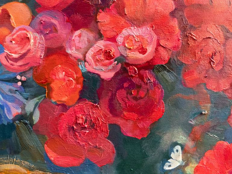 Original Abstract Expressionism Women Painting by Anastasiia Grygorieva