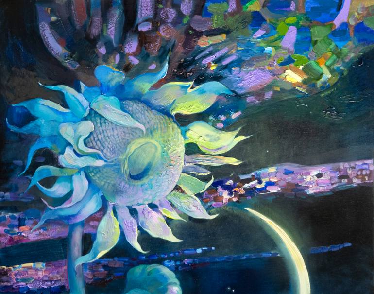 Original Impressionism Fantasy Painting by Anastasiia Grygorieva
