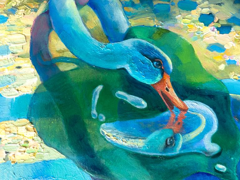 Original Impressionism Fantasy Painting by Anastasiia Grygorieva