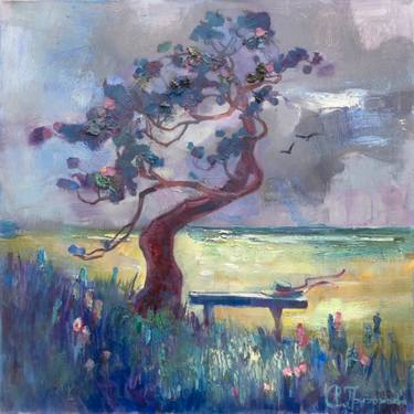 Original Expressionism Landscape Paintings by Anastasiia Grygorieva