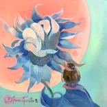 Pink Moon by Anastasiia Grygorieva