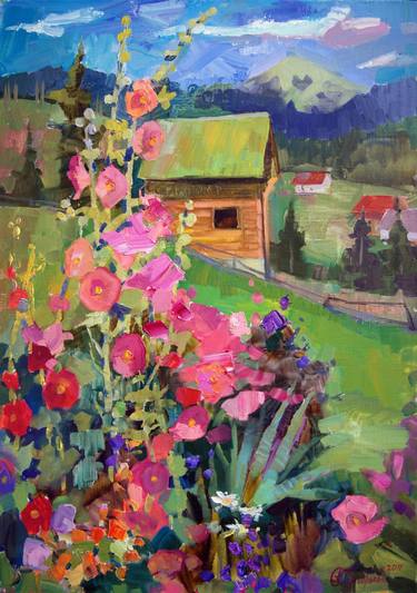 Original Impressionism Nature Paintings by Anastasiia Grygorieva