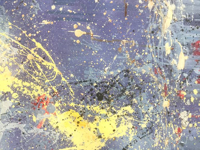 Original Abstract Expressionism Architecture Painting by Anastasiia Grygorieva