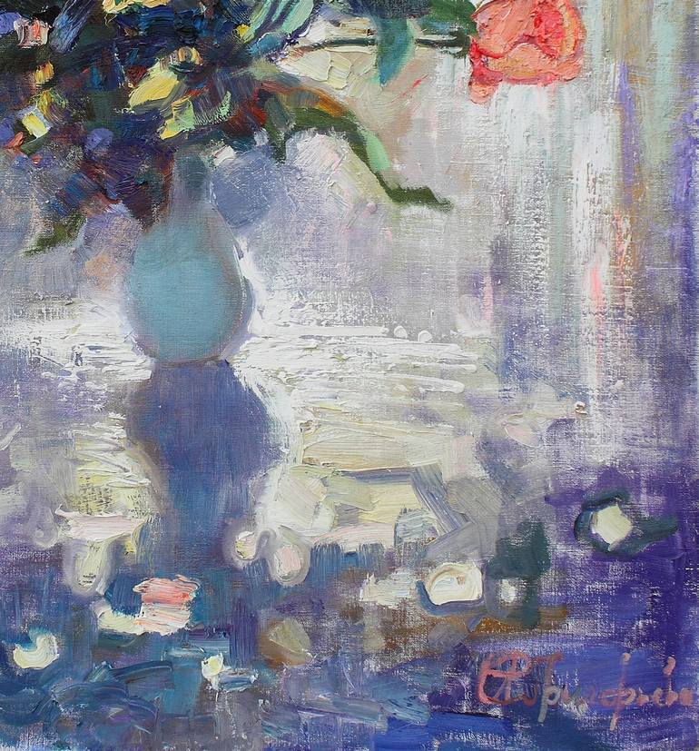 Original Impressionism Nature Painting by Anastasiia Grygorieva