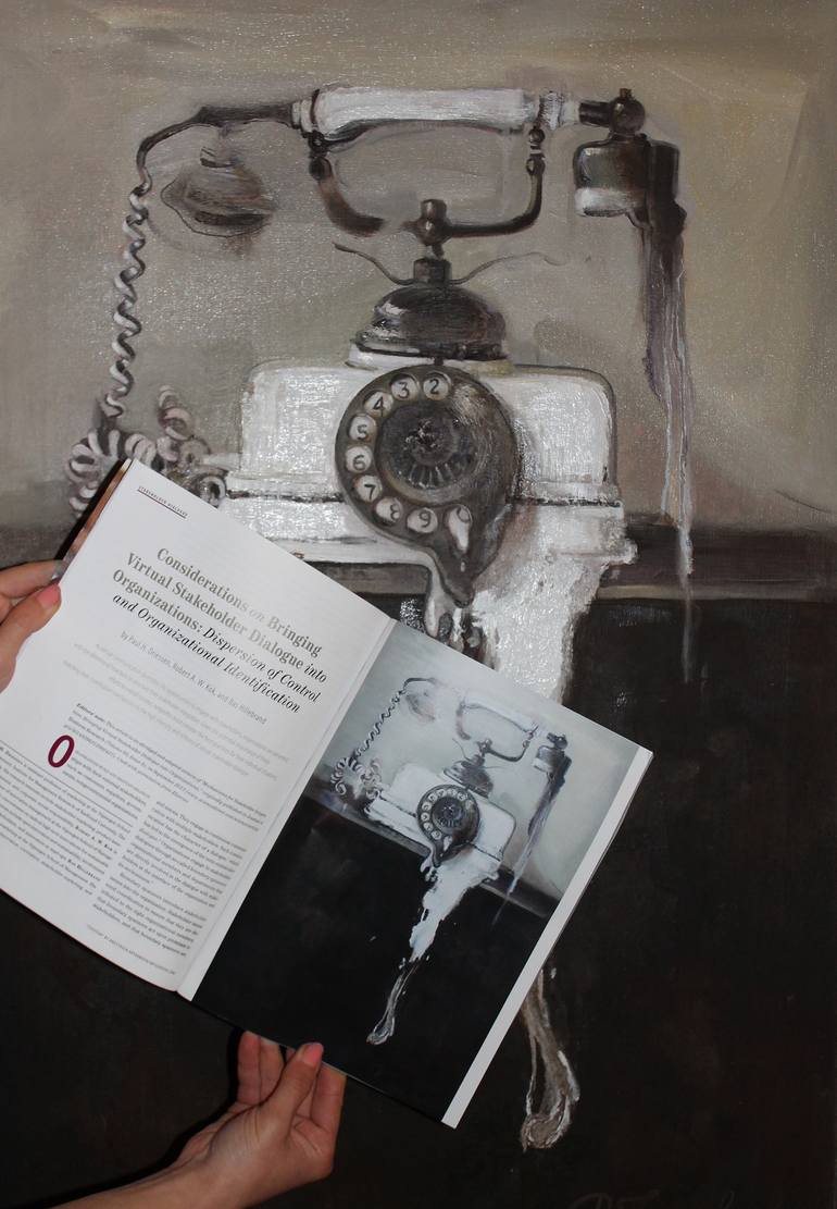 Original Pop Art Fantasy Painting by Anastasiia Grygorieva