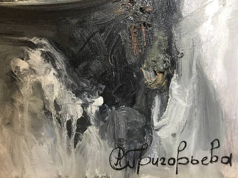 Original Conceptual Business Painting by Anastasiia Grygorieva