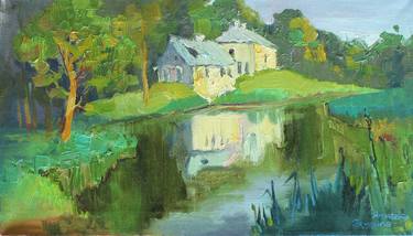 Original Impressionism Landscape Paintings by Anastasiia Grygorieva