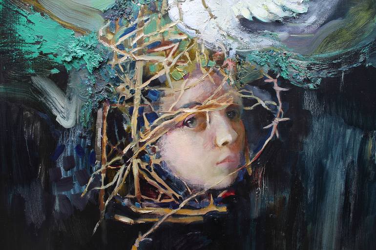Original Conceptual Fantasy Painting by Anastasiia Grygorieva