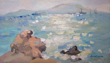 Original Impressionism Seascape Paintings by Anastasiia Grygorieva