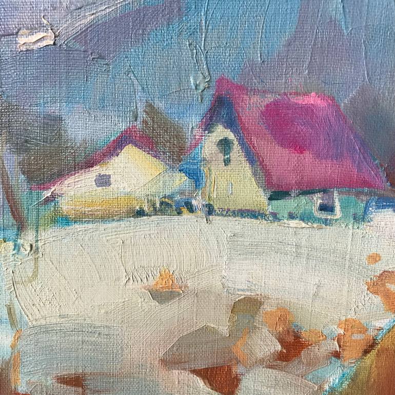 Original Impressionism Landscape Painting by Anastasiia Grygorieva