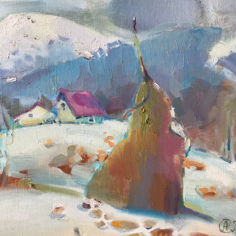 Original Impressionism Landscape Painting by Anastasiia Grygorieva