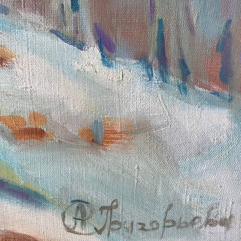 Original Impressionism Landscape Painting by Anastasiia Grygorieva