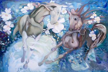 Original Horse Paintings by Anastasiia Grygorieva