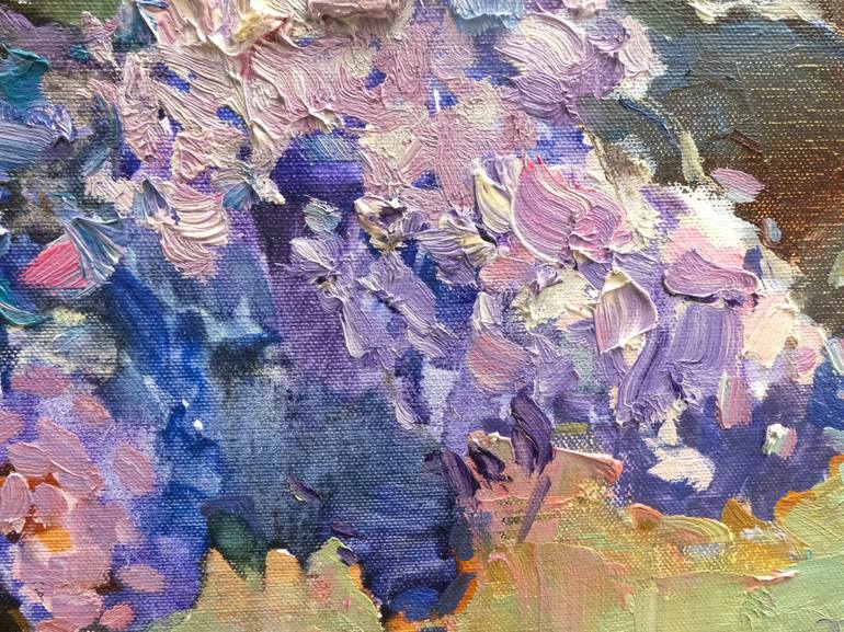 Original Expressionism Floral Painting by Anastasiia Grygorieva