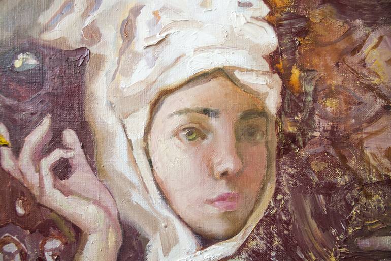 Original Portraiture Fantasy Painting by Anastasiia Grygorieva