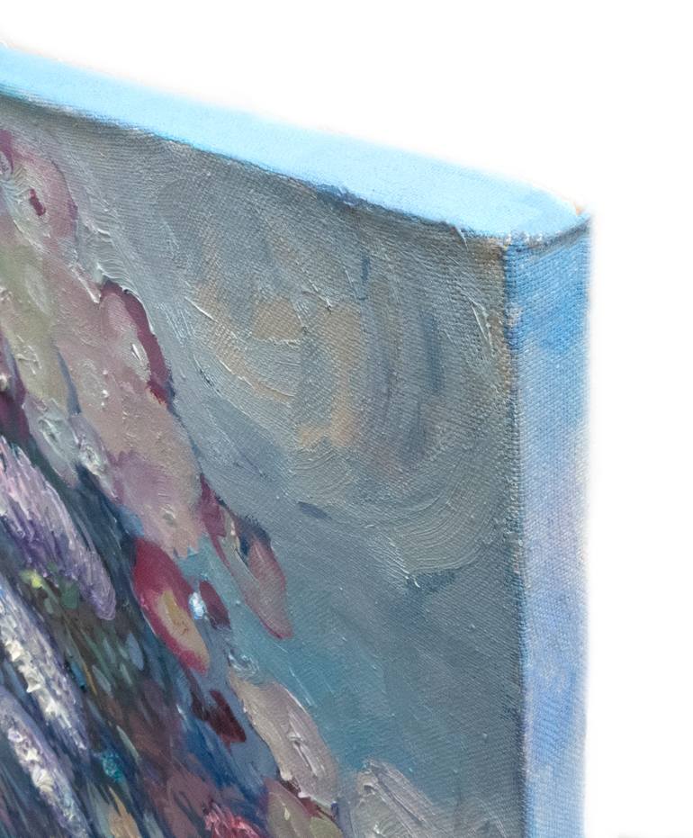 Original Abstract Expressionism Floral Painting by Anastasiia Grygorieva