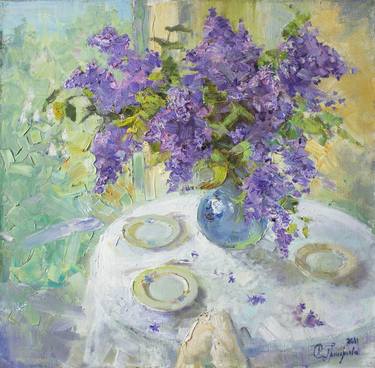 Original Impressionism Still Life Paintings by Anastasiia Grygorieva