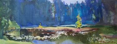 Print of Abstract Expressionism Landscape Paintings by Anastasiia Grygorieva