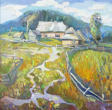 Print of Fine Art Landscape Paintings by Anastasiia Grygorieva