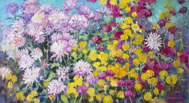 Original Floral Paintings by Anastasiia Grygorieva
