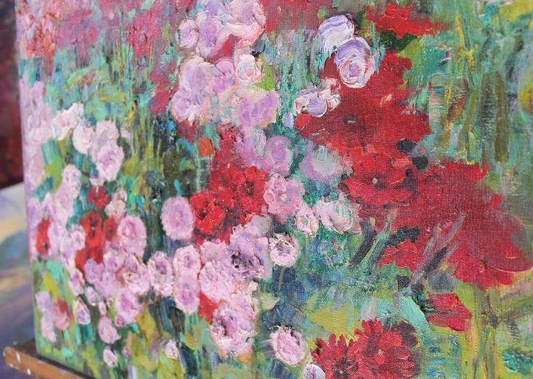 Original Abstract Floral Painting by Anastasiia Grygorieva