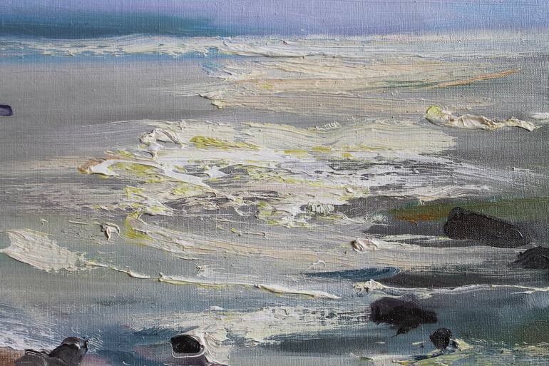 Original Seascape Painting by Anastasiia Grygorieva