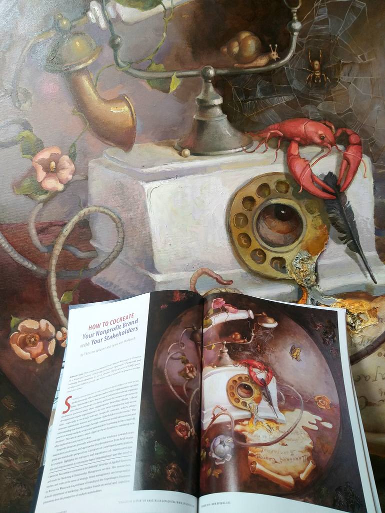 Original Conceptual Fantasy Painting by Anastasiia Grygorieva