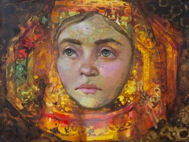 Original Abstract Expressionism Portrait Paintings by Anastasiia Grygorieva