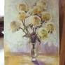 The picture was made from real still life. I was gifted 9 beautiful flowers on my birthday by my father. This picture is dedicated to the popular song of 2000 which named '9 chrysanthemums" by Valery Leontiev :)
https://www.youtube.com/watch?v=lgEB_MxgvMg
Painting size 95x70cm/oil on canvas/ 2012
The picture is ready to hang (edges of a picture is white)
Signed on the front and back.
Certificate of authenticity is included.